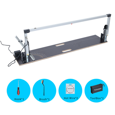 Único tipo máquina de corte quente 1450mm da tabela do fio do EPS para a placa do KT