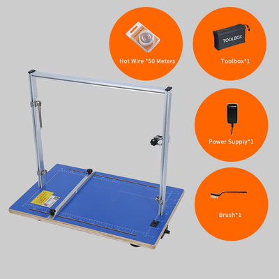 CE Tabletop PSE do cortador 60W 110V-240V da espuma da placa do KT