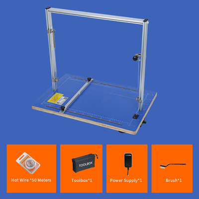 CE Tabletop PSE do cortador 60W 110V-240V da espuma da placa do KT