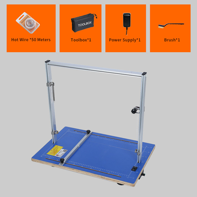 CE Tabletop PSE do cortador 60W 110V-240V da espuma da placa do KT