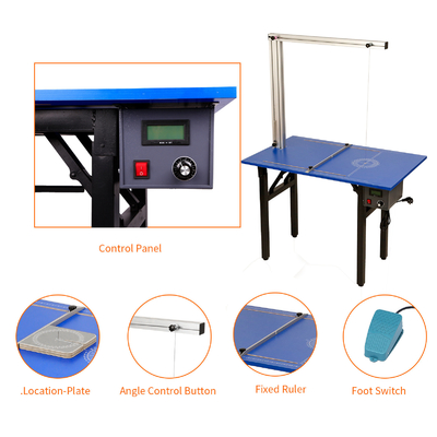 Máquina de corte de fio quente de isopor de mesa para espuma EPS