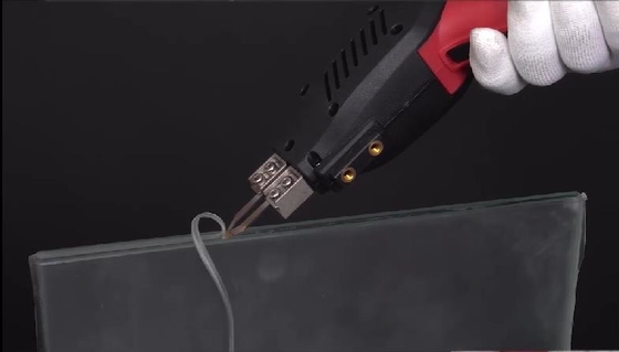 Cortador quente Handheld refrigerar de ar para a colagem de vidro do raspador