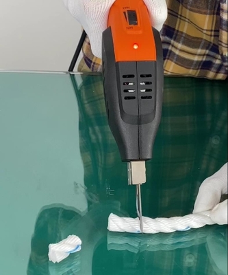 Cortador quente à mão da tela de pano da corda refrigerar de ar elétrico