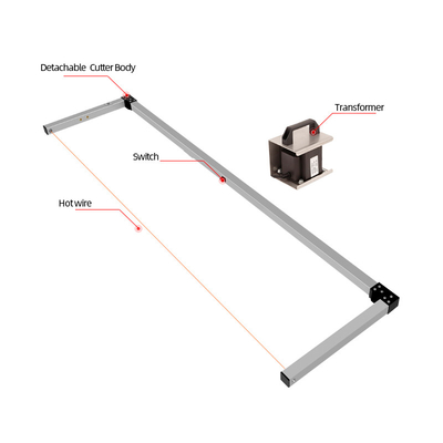 Cortador de espuma de fio quente portátil arco industrial para corte de escultura